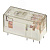 Низкопрофильное реле, 2 перекидных контакта 8А, 12В DC, - прозрачный корпус