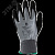 Перчатки Ultra Tech полиэфир, двухслойн. нитрил. покр. полное+песочн. ладонь, размер 08/M (12пар)