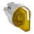 Механизм переключателя исполнительный ХB4 желт. на 2 положения возвратный без фиксации с подсветкой 