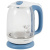 Чайник ENERGY E-281 (1.7л) стекло, пластик, бело-голубой Чайник ENERGY E-281 (1.7л) стекло, пластик, бело-голубой