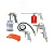 Набор пневмоинструмента 5 предметов (к/р с нижним бачком)