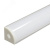 Профиль угловой алюминиевый 2м с матовым экраном 2 заглушки 4 крепежа для светодиодных лент