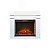 Каминокомплект напольный дистанционное управление 900/977/290, 1500 Вт цвет белый матовый