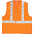 Жилет сигнальный GILP4 цвет Флуоресцентно-оранжевый р.XXL