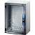 FP 0211 - Пустой корпус с прозрачной дверцей, со съемными боковыми панелями, с 4 соединителями корпу
