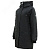 Зимняя женская куртка-парка Brodeks KW258, черный (XL)