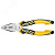 Плоскогубцы комбинированные Смарт, трехцветные прорезиненные ручки, никелевое покрытие 160 мм