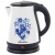 Чайник МАТРЁНА MA-003 электрический (1,7 л) стальной белый гжель