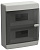 UNION Compact Корпус пластиковый ЩРН-П-18 IP41 черная прозрачная дверь IEK