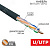 Витая пара U/UTP CAT 6 PE 4PR 23AWG OUTDOOR SOLID черный 305м
