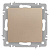 Кнопка Intro Accent 6-109-04 , 10А-250В, IP20, СУ, шампань