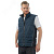 Жилет утепленный Brodeks KW101, синий/черный (2XL)