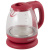 Чайник ENERGY E-296 (1 л) стекло, пластик цвет красный Чайник ENERGY E-296 (1 л) стекло, пластик цвет красный