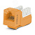 Вставка Keystone Jack RJ-45(8P8C)кат 6110 IDC оранжевая