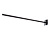 Штанга для прожектора черная