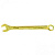 Ключ комбинированный, 10 мм, желтый цинк