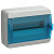 TEKFOR Корпус пластиковый КМПн-12 IP65 синяя прозрачная дверь IEK