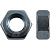 Гайка DIN934 М4 шестигранная оцинкованная (500 шт)