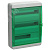 TEKFOR Корпус пластиковый КМПн-54 IP65 зеленая прозрачная дверь IEK