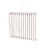 Радиатор стальной двухтрубчатый 500/100/14 боковое подключение белый глянцевый