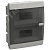 UNION Compact Корпус пластиковый ЩРВ-П-18 IP41 черная прозрачная дверь IEK