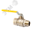 Кран шаровой газовый 3/4'ВН ручка рычаг