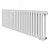 Радиатор стальной трубчатый двухрядный 300/72/24 нижнее подключение коллектор круглого сечения белый