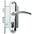 Замок врезной с ручками Стандарт ЗВ4-7.03С, хром
