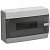 UNION Compact Корпус пластиковый ЩРН-П-12 IP41 черная прозрачная дверь IEK