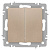 Переключатель Intro Accent 6-107-04 двойной, 10А-250В, IP20, СУ, AL/CU, шампань