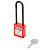 Замок безопасности навесной нейлоновая дужка BD-G31 Red
