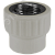 Муфта переходная с внутренней резьбой 25 x 1/2 (100/25) СЕРАЯ
