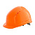 Каска RFI-7 TITAN оранжевая (для ИТР и руководителей, защитная промышленная,ступенчатая регулировка 