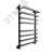 Полотенцесушитель водяной из квадратного профиля F plaza 80/50 с крепежом, фитингами и отражателями 