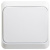 Этюд Белый О/У Переключатель 1-клавишный | BA10-004B | SE