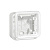 Накладная коробка - антибакт. покрытие - Программа Plexo - 1 пост - модульная - белый