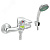 Смеситель для душа одноручный с металлическим шлангом, хром. лейкой и кронштейном, JGN0610
