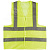 Жилет сигнальный желтый, 2 горизонтальные и 2 вертикальные полосы, 60 гр, размер XL