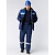 Костюм зимний Труженик-Ультра (ткань Смесовая,210) брюки, темно-синий васильковый, 52-54 170-176