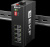 Коммутатор промышленный неуправляемый U-8GTP, 8 портов 10/100/1000Base-T(X) RJ45 c PoE, монтаж на ди