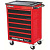 Тележка инструментальная серии TREND с набором инструментов 93 предмета, 7 выдвижных ящиков, цвет кр