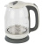Чайник ENERGY E-281 (1.7л) стекло, пластик, цвет бело-серый