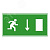 Эвакуационный знак ЭП08 Выход (правосторонний)    140x280 мм