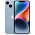 Смартфон iPhone 14 A2884 128Gb, 6Gb, 2Sim 6.1'' 1170x2532, 12Mpix, iOS 16, голуб.