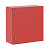 Корпус сварной навесной серии ST с М/П красный Размер: 600 x 600 x 250 мм (В х Ш х Г) RAL3000