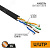 Витая пара U/UTP, CAT 5e, PE, 4PR, 24AWG, OUTDOOR, SOLID, черный, 305м, серия LIGHT, РФ